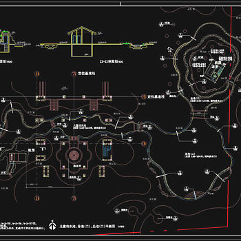 水池cad图景观素材