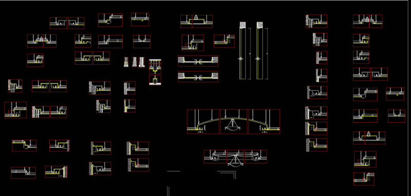 标准天<a href=https://www.yitu.cn/sketchup/huayi/index.html target=_blank class=infotextkey>花</a>大样图集cad<a href=https://www.yitu.cn/su/7937.html target=_blank class=infotextkey>图纸</a>