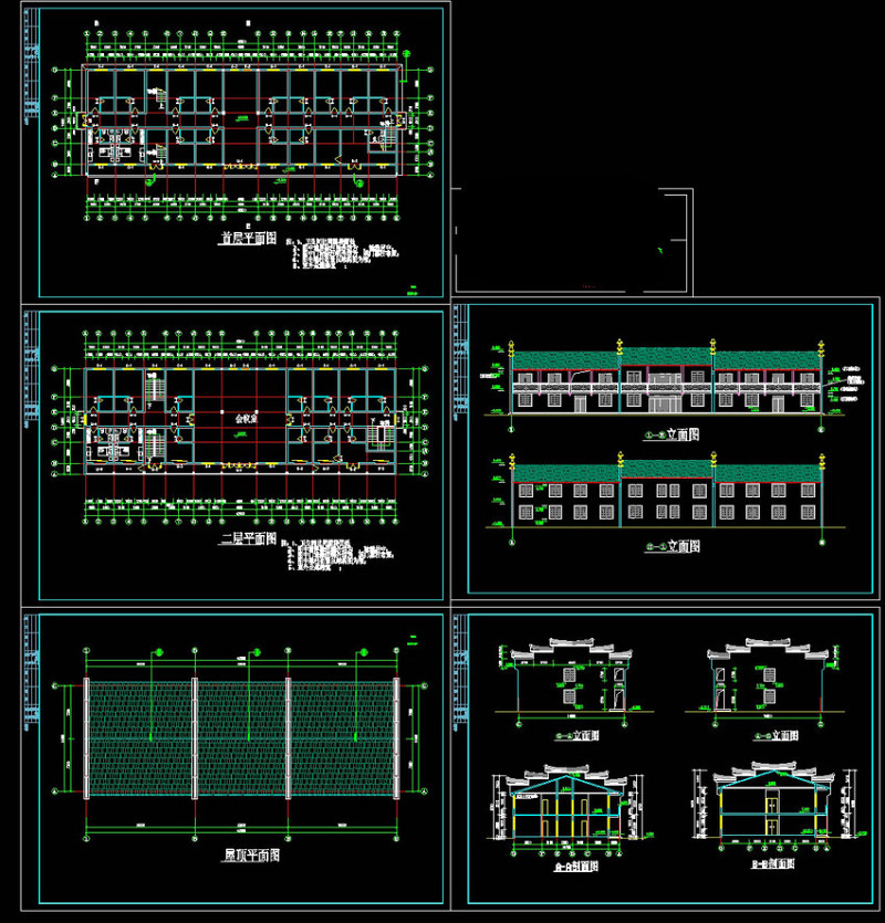 居士房古建筑cad<a href=https://www.yitu.cn/su/7937.html target=_blank class=infotextkey>图纸</a>