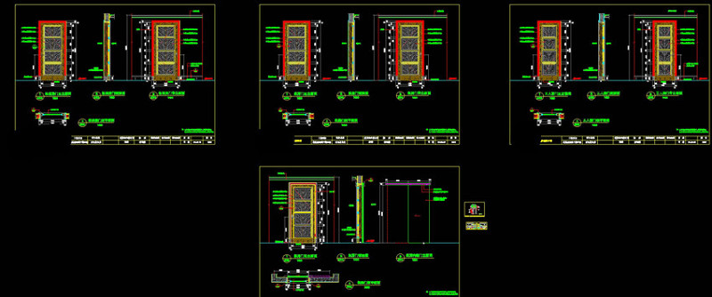 房门cad<a href=https://www.yitu.cn/su/7937.html target=_blank class=infotextkey>图纸</a>