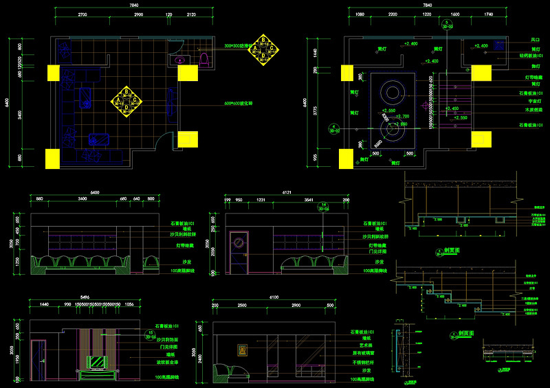 <a href=https://www.yitu.cn/su/6796.html target=_blank class=infotextkey>ktv</a><a href=https://www.yitu.cn/sketchup/baofang/index.html target=_blank class=infotextkey>包房</a>详图cad