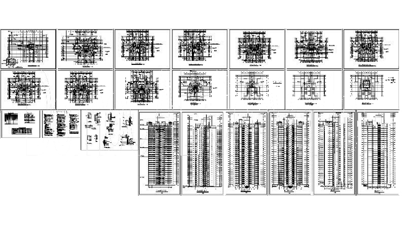 高层住宅<a href=https://www.yitu.cn/su/8159.html target=_blank class=infotextkey>楼</a>cad图