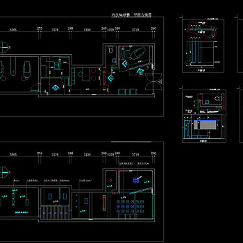 牙科诊所建筑装修图cad图纸