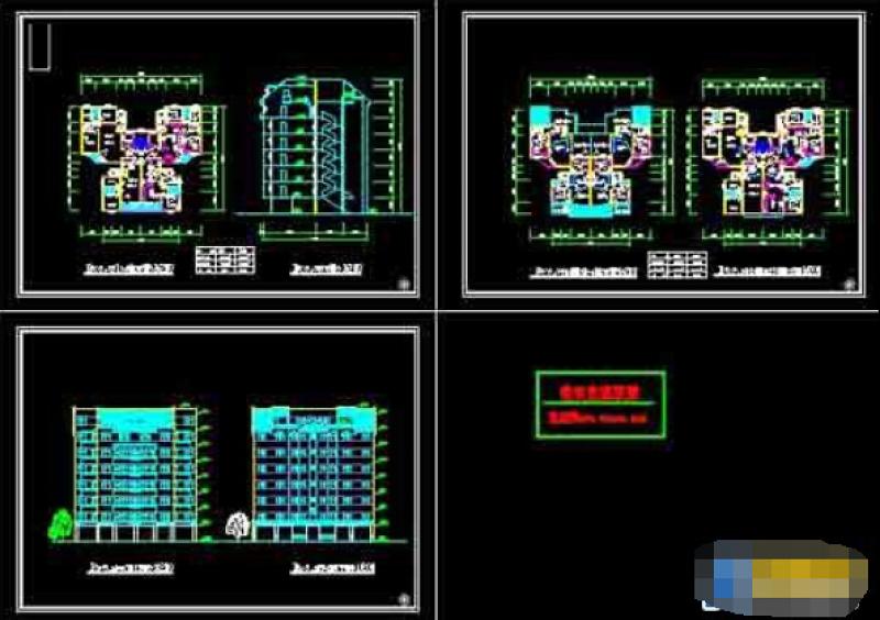 B型住宅<a href=https://www.yitu.cn/su/7392.html target=_blank class=infotextkey>平面</a>cad<a href=https://www.yitu.cn/su/7590.html target=_blank class=infotextkey>设计</a><a href=https://www.yitu.cn/su/7937.html target=_blank class=infotextkey>图纸</a>