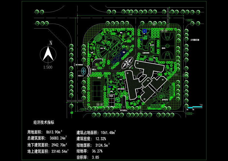 某<a href=https://www.yitu.cn/su/7130.html target=_blank class=infotextkey><a href=https://www.yitu.cn/su/7987.html target=_blank class=infotextkey>小区</a>规划</a>总图cad<a href=https://www.yitu.cn/su/7937.html target=_blank class=infotextkey>图纸</a>