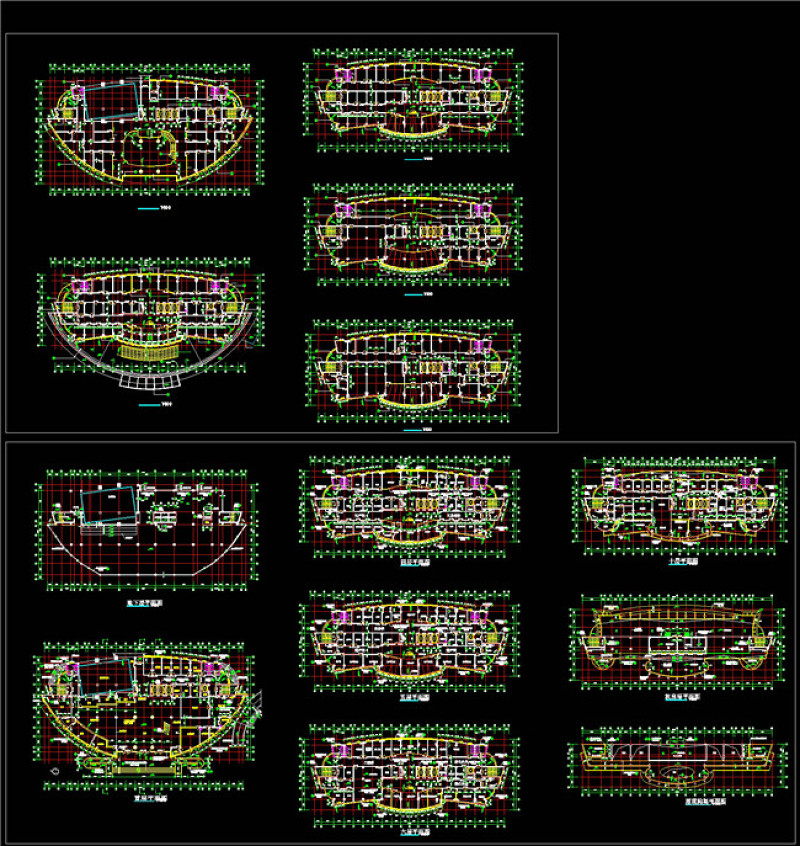 西南<a href=https://www.yitu.cn/su/7872.html target=_blank class=infotextkey>地</a>区某<a href=https://www.yitu.cn/sketchup/yiyuan/index.html target=_blank class=infotextkey><a href=https://www.yitu.cn/su/7276.html target=_blank class=infotextkey>医院</a></a>建筑<a href=https://www.yitu.cn/su/7392.html target=_blank class=infotextkey>平面</a>图CAD<a href=https://www.yitu.cn/su/7937.html target=_blank class=infotextkey>图纸</a>