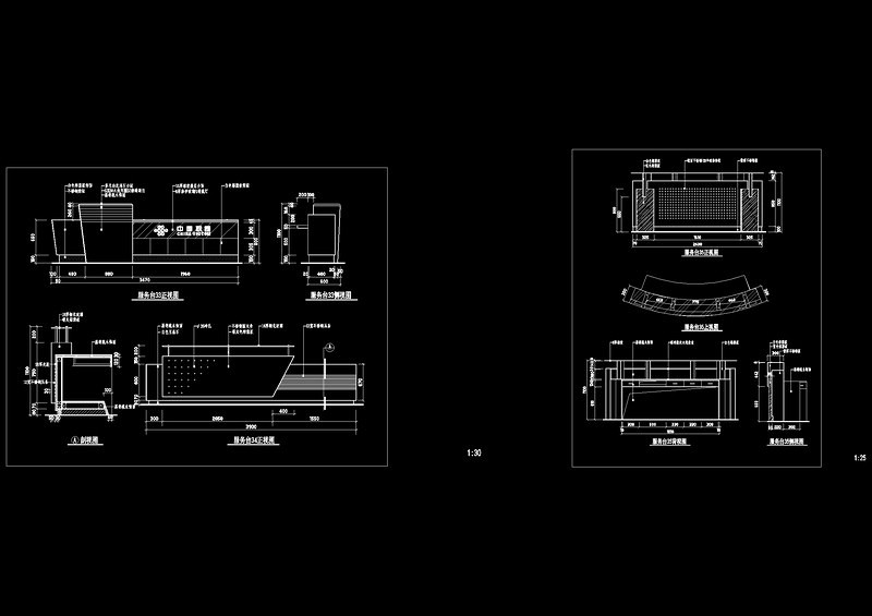 室内<a href=https://www.yitu.cn/sketchup/batai/index.html target=_blank class=infotextkey>吧台</a>cad详图