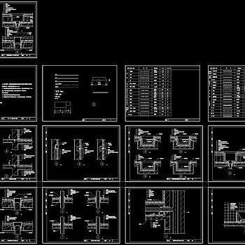 厨浴厕防水图集cad图纸