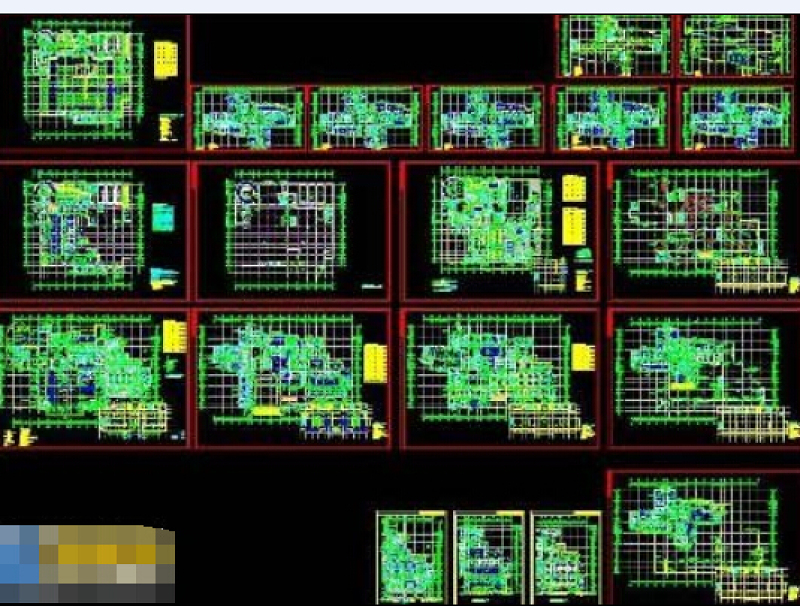 某医疗<a href=https://www.yitu.cn/sketchup/bangongjianzhu/index.html target=_blank class=infotextkey>办公建筑</a>cad施工图