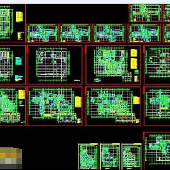 某医疗办公建筑cad施工图