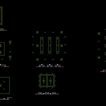 棚顶造型cad图块