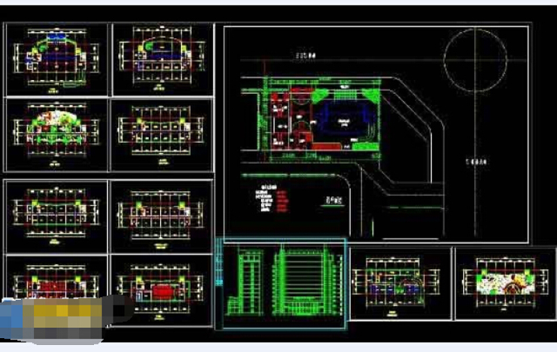 某<a href=https://www.yitu.cn/sketchup/yinxing/index.html target=_blank class=infotextkey>银行</a><a href=https://www.yitu.cn/sketchup/bangongqu/index.html target=_blank class=infotextkey>办公区</a>cad施工<a href=https://www.yitu.cn/su/7590.html target=_blank class=infotextkey>设计</a>方案<a href=https://www.yitu.cn/su/7937.html target=_blank class=infotextkey>图纸</a>