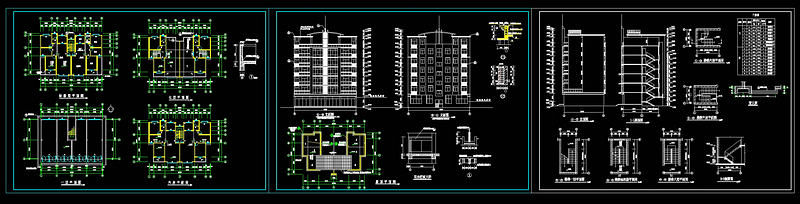 建筑施工图cad<a href=https://www.yitu.cn/su/7937.html target=_blank class=infotextkey>图纸</a>