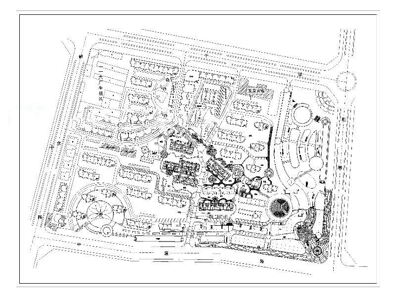 住宅区规划CAD图纸