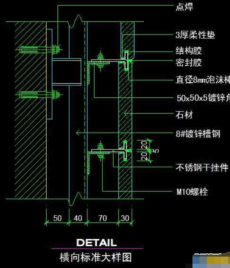 建筑外装幕墙<a href=https://www.yitu.cn/su/7590.html target=_blank class=infotextkey>设计</a>平立剖面cad详图