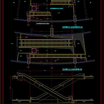 自动扶梯cad素材