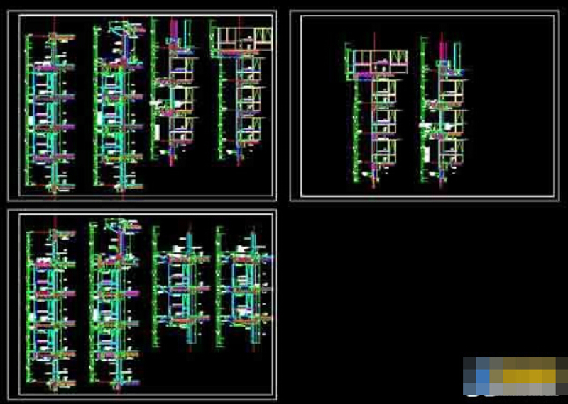 外墙建筑<a href=https://www.yitu.cn/su/7590.html target=_blank class=infotextkey>设计</a>cad大样施工图