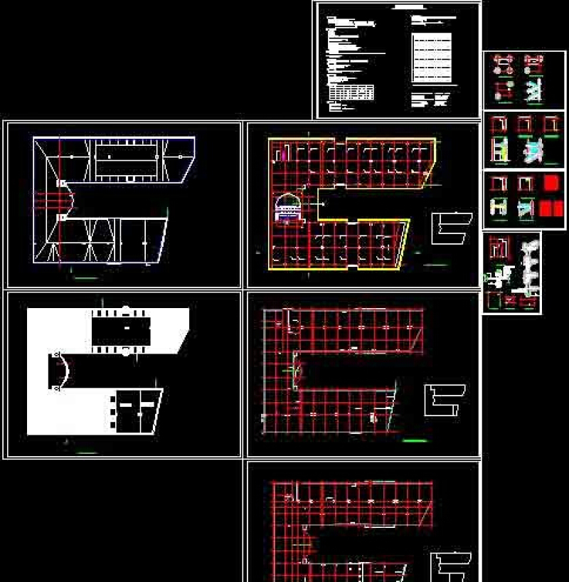 某<a href=https://www.yitu.cn/sketchup/shangyezongheti/index.html target=_blank class=infotextkey>商业综合</a>大<a href=https://www.yitu.cn/su/8159.html target=_blank class=infotextkey>楼</a>建筑<a href=https://www.yitu.cn/su/7590.html target=_blank class=infotextkey>设计</a>cad施工图