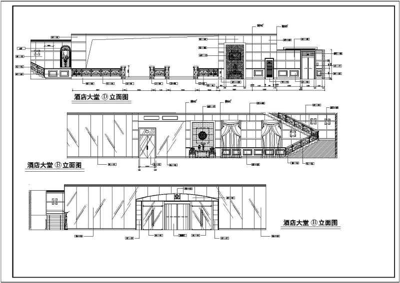 四星<a href=https://www.yitu.cn/sketchup/jiudiandatang/index.html target=_blank class=infotextkey><a href=https://www.yitu.cn/su/7736.html target=_blank class=infotextkey><a href=https://www.yitu.cn/su/7829.html target=_blank class=infotextkey>酒店</a>大堂</a></a>装修<a href=https://www.yitu.cn/su/7590.html target=_blank class=infotextkey>设计</a>CAD施工图