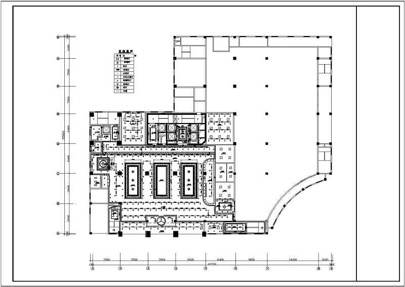 四星<a href=https://www.yitu.cn/sketchup/jiudiandatang/index.html target=_blank class=infotextkey><a href=https://www.yitu.cn/su/7736.html target=_blank class=infotextkey><a href=https://www.yitu.cn/su/7829.html target=_blank class=infotextkey>酒店</a>大堂</a></a>装修<a href=https://www.yitu.cn/su/7590.html target=_blank class=infotextkey>设计</a>CAD施工图