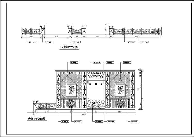 四星<a href=https://www.yitu.cn/sketchup/jiudiandatang/index.html target=_blank class=infotextkey><a href=https://www.yitu.cn/su/7736.html target=_blank class=infotextkey><a href=https://www.yitu.cn/su/7829.html target=_blank class=infotextkey>酒店</a>大堂</a></a>装修<a href=https://www.yitu.cn/su/7590.html target=_blank class=infotextkey>设计</a>CAD施工图