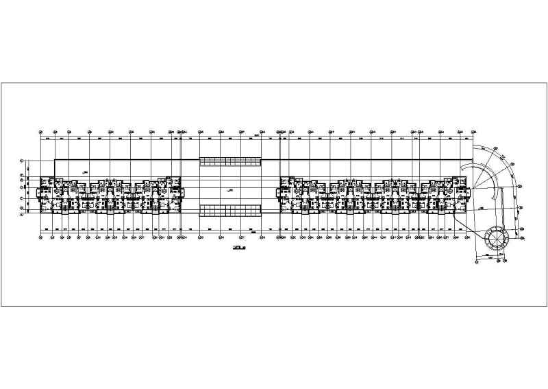 某现代风格14层高层<a href=https://www.yitu.cn/su/8146.html target=_blank class=infotextkey>住宅区</a>建筑施工图