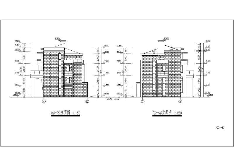 某现代风格14层高层<a href=https://www.yitu.cn/su/8146.html target=_blank class=infotextkey>住宅区</a>建筑施工图