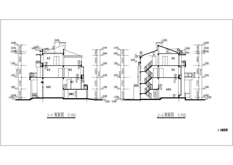 某现代风格14层高层<a href=https://www.yitu.cn/su/8146.html target=_blank class=infotextkey>住宅区</a>建筑施工图