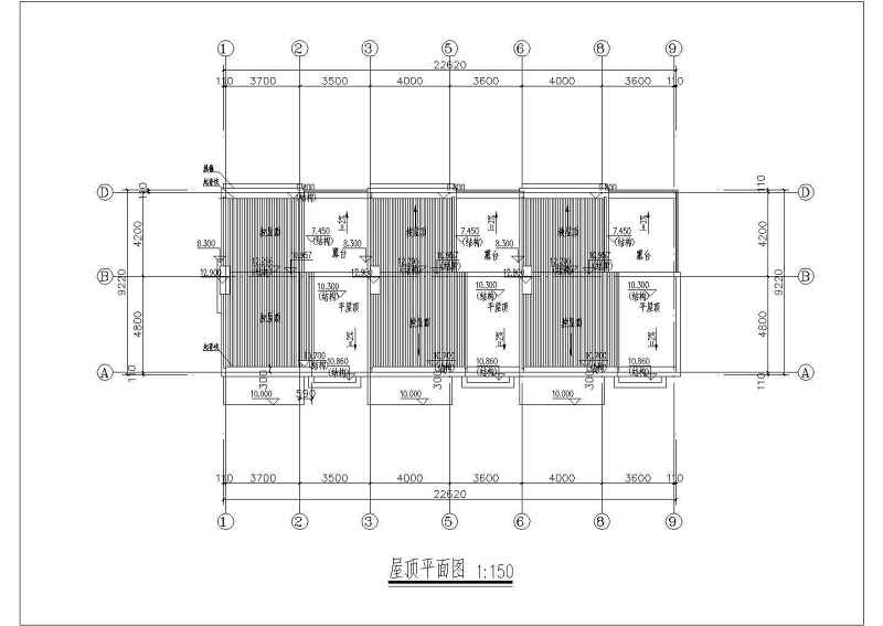 某现代风格14层高层<a href=https://www.yitu.cn/su/8146.html target=_blank class=infotextkey>住宅区</a>建筑施工图