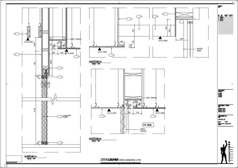 某现代<a href=https://www.yitu.cn/sketchup/kafeiting/index.html target=_blank class=infotextkey><a href=https://www.yitu.cn/su/7923.html target=_blank class=infotextkey>咖啡厅</a></a>装修<a href=https://www.yitu.cn/su/7590.html target=_blank class=infotextkey>设计</a>cad全套施工图