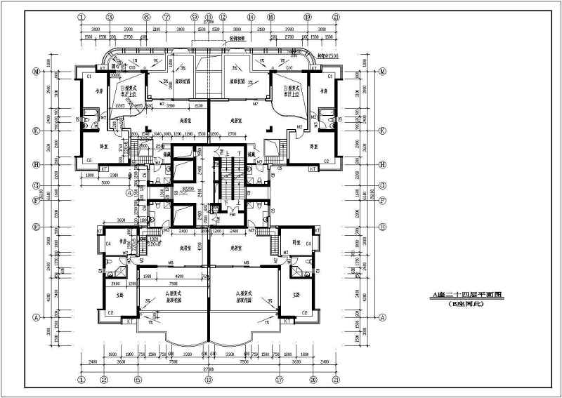 某高层住宅建筑施工图