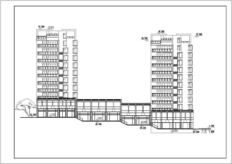 航运新村高层住宅建筑<a href=https://www.yitu.cn/su/7590.html target=_blank class=infotextkey>设计</a>图