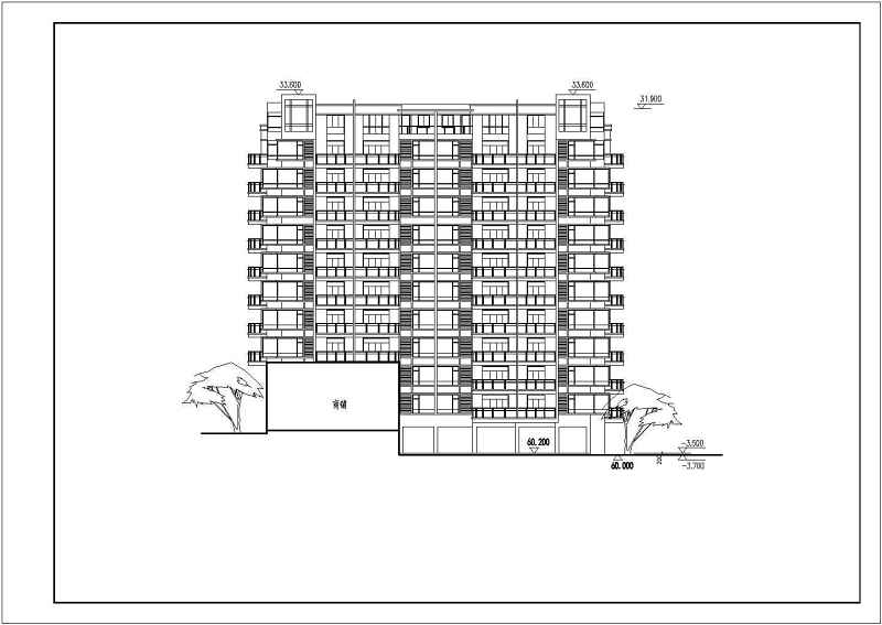 航运新村高层住宅建筑<a href=https://www.yitu.cn/su/7590.html target=_blank class=infotextkey>设计</a>图