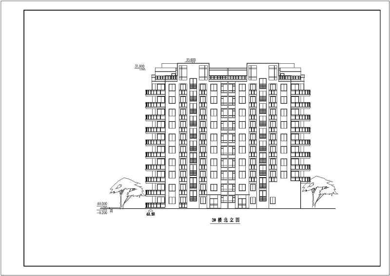 航运新村高层住宅建筑<a href=https://www.yitu.cn/su/7590.html target=_blank class=infotextkey>设计</a>图