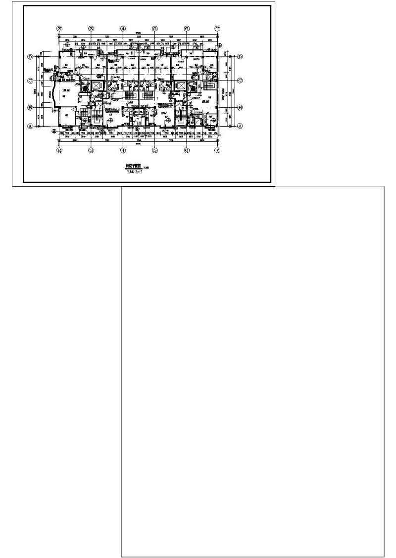 某高层住宅建筑<a href=https://www.yitu.cn/su/7590.html target=_blank class=infotextkey>设计</a>图