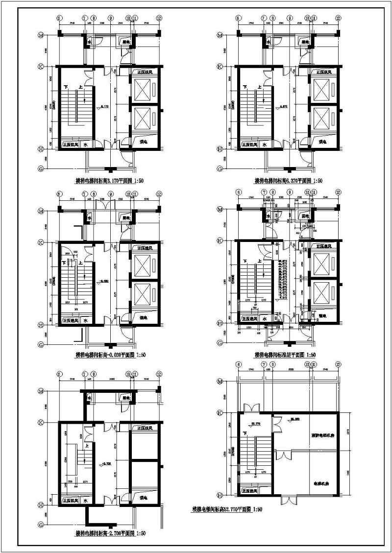 高层住宅<a href=https://www.yitu.cn/su/8159.html target=_blank class=infotextkey>楼</a>建筑施工图