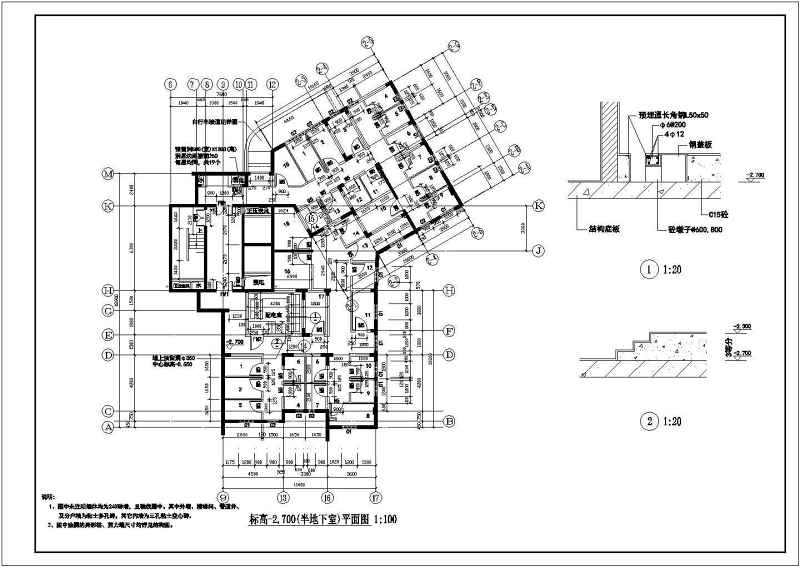 高层住宅<a href=https://www.yitu.cn/su/8159.html target=_blank class=infotextkey>楼</a>建筑施工图