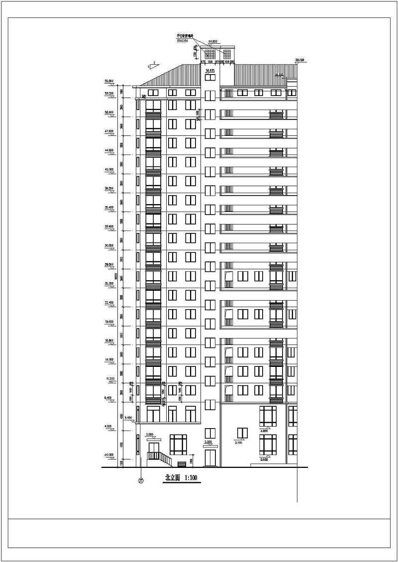 高层住宅<a href=https://www.yitu.cn/su/8159.html target=_blank class=infotextkey>楼</a>建筑<a href=https://www.yitu.cn/su/7590.html target=_blank class=infotextkey>设计</a>图