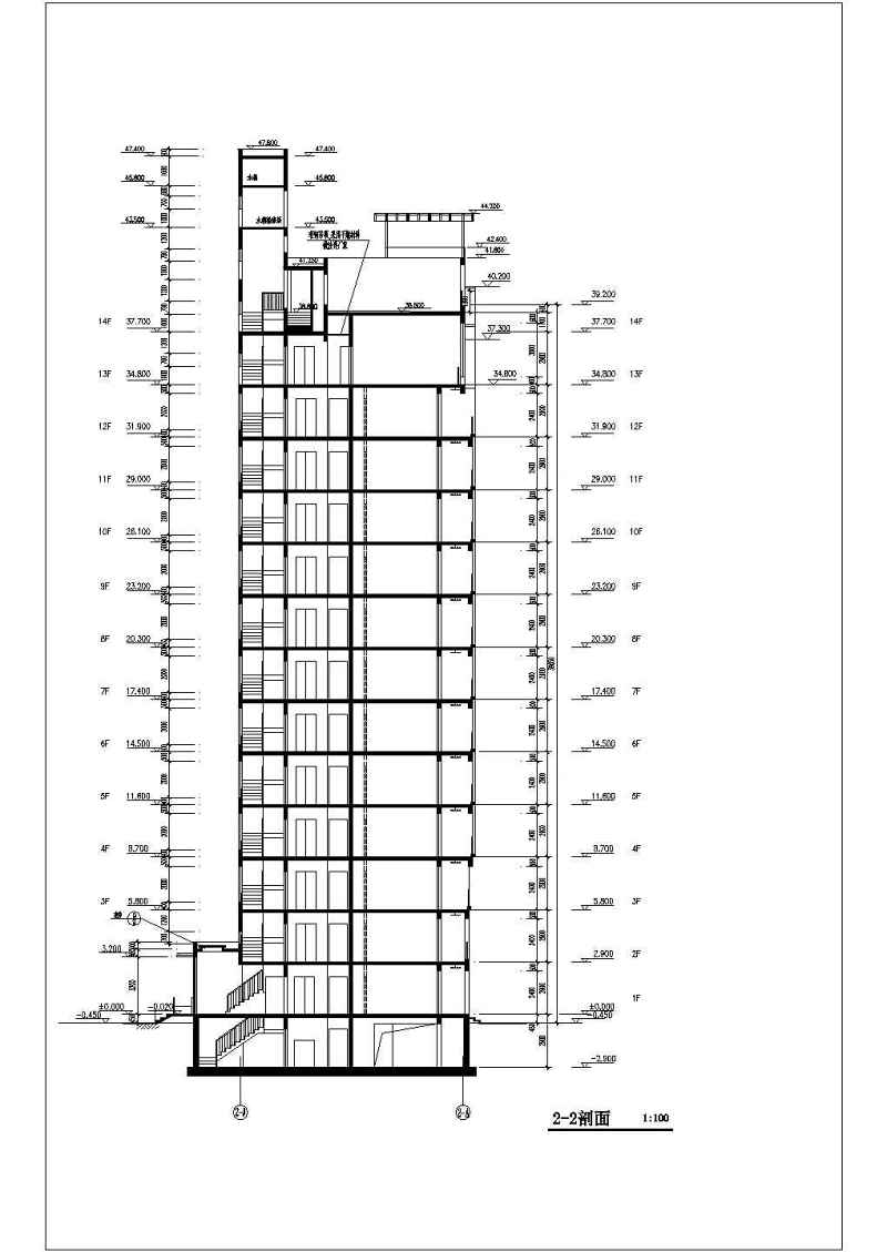 高层<a href=https://www.yitu.cn/su/7987.html target=_blank class=infotextkey>小区</a>建筑施工图