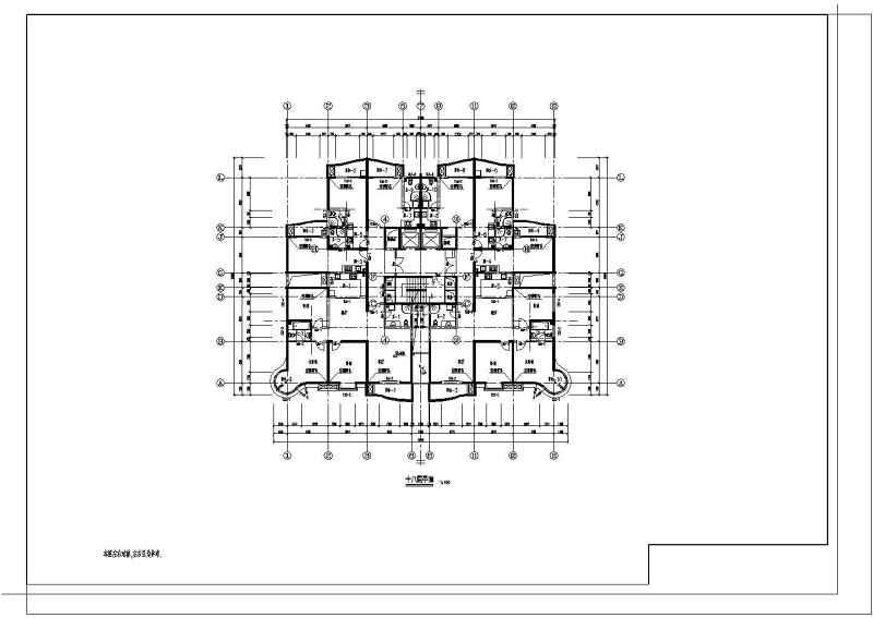 高层公寓建筑施工图