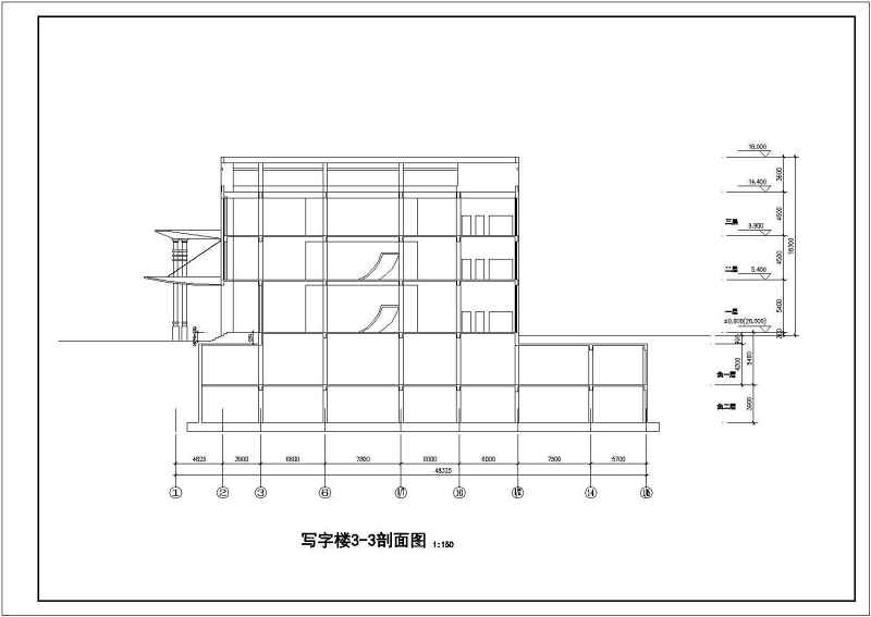 某高层写字<a href=https://www.yitu.cn/su/8159.html target=_blank class=infotextkey>楼</a>全套建筑<a href=https://www.yitu.cn/su/7590.html target=_blank class=infotextkey>设计</a>图