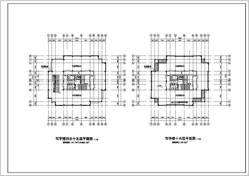 某高层写字<a href=https://www.yitu.cn/su/8159.html target=_blank class=infotextkey>楼</a>全套建筑<a href=https://www.yitu.cn/su/7590.html target=_blank class=infotextkey>设计</a>图