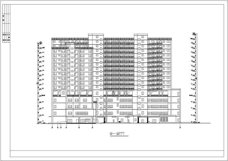 某高层商住<a href=https://www.yitu.cn/su/8159.html target=_blank class=infotextkey>楼</a>全套建筑<a href=https://www.yitu.cn/su/7590.html target=_blank class=infotextkey>设计</a>cad施工图