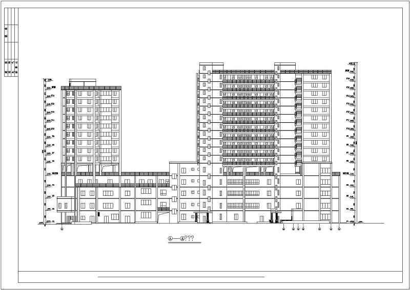 某高层商住<a href=https://www.yitu.cn/su/8159.html target=_blank class=infotextkey>楼</a>全套建筑<a href=https://www.yitu.cn/su/7590.html target=_blank class=infotextkey>设计</a>cad施工图