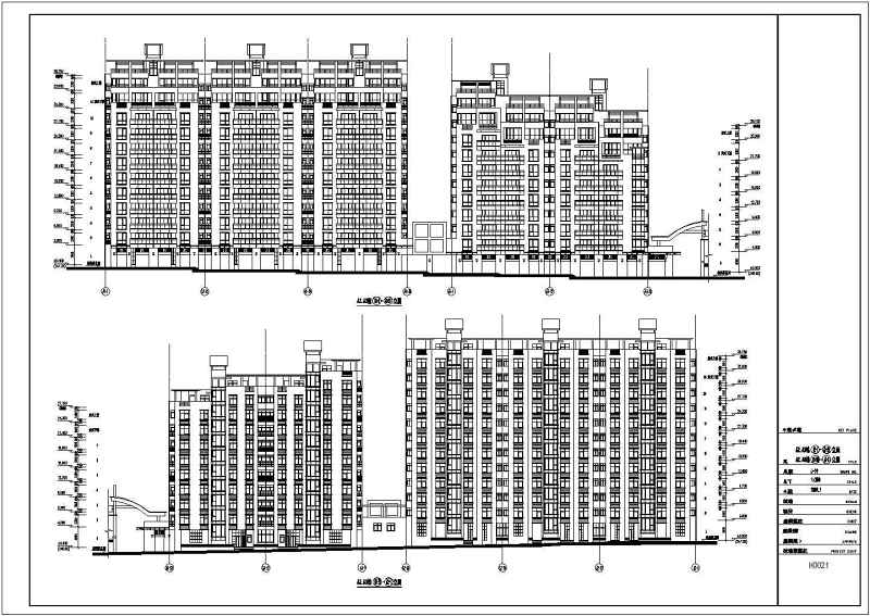 某高层商住<a href=https://www.yitu.cn/su/8159.html target=_blank class=infotextkey>楼</a>建筑<a href=https://www.yitu.cn/su/7590.html target=_blank class=infotextkey>设计</a>cad全套施工图