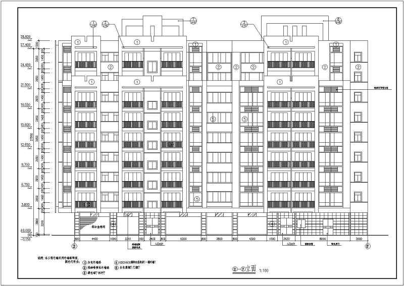 某高层商住<a href=https://www.yitu.cn/su/8159.html target=_blank class=infotextkey>楼</a>全套建筑施工<a href=https://www.yitu.cn/su/7937.html target=_blank class=infotextkey>图纸</a>