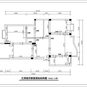 某大户型家居装修设计cad施工图