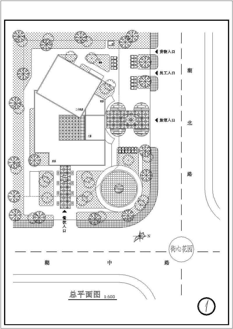 某高层宾馆建筑<a href=https://www.yitu.cn/su/7590.html target=_blank class=infotextkey>设计</a>CAD施工图