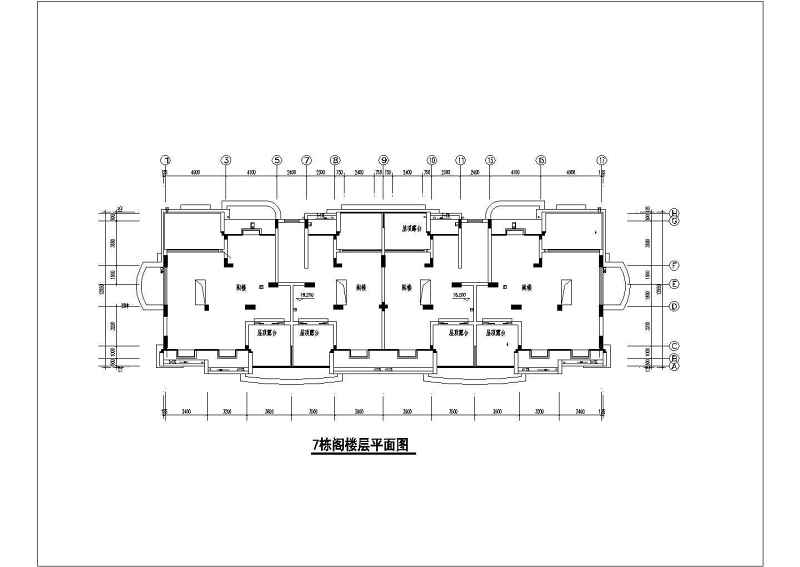 某<a href=https://www.yitu.cn/su/7987.html target=_blank class=infotextkey>小区</a>高层住宅建筑<a href=https://www.yitu.cn/su/7590.html target=_blank class=infotextkey>设计</a>图