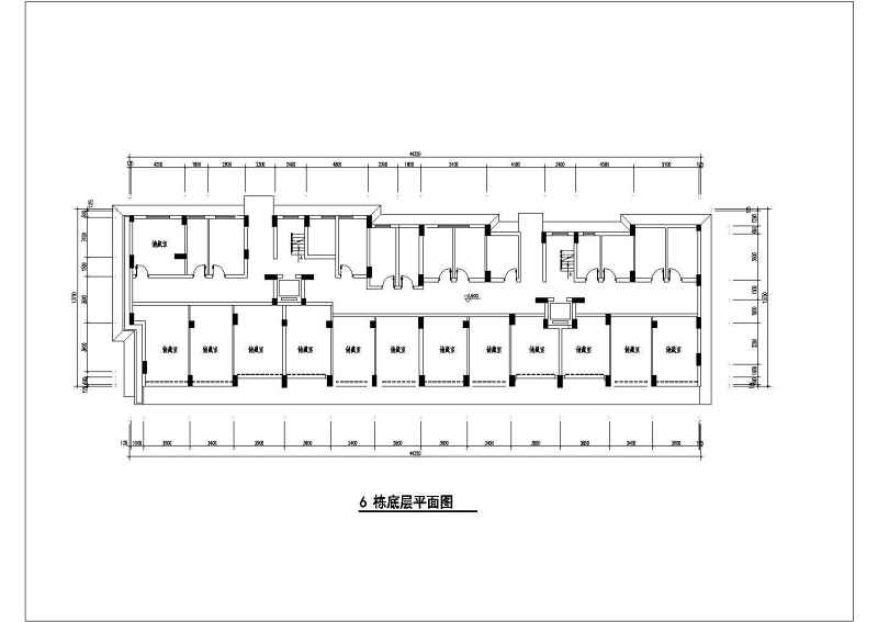 某<a href=https://www.yitu.cn/su/7987.html target=_blank class=infotextkey>小区</a>高层住宅<a href=https://www.yitu.cn/su/8159.html target=_blank class=infotextkey>楼</a>建筑<a href=https://www.yitu.cn/su/7590.html target=_blank class=infotextkey>设计</a>图